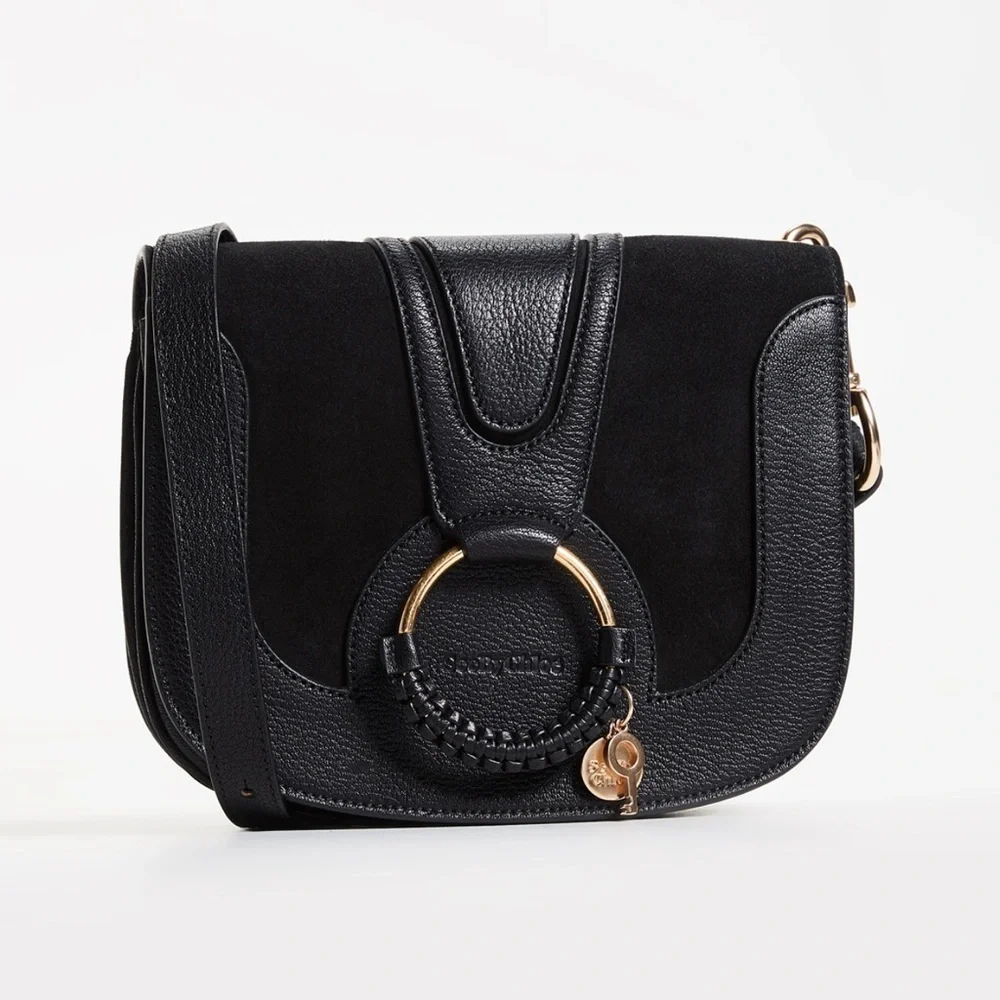 See By Chloé Hana Small Leather & Suede Crossbody